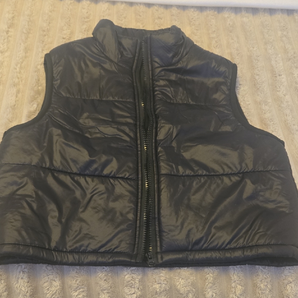 SHEIN Black Puffer Vest for Kids